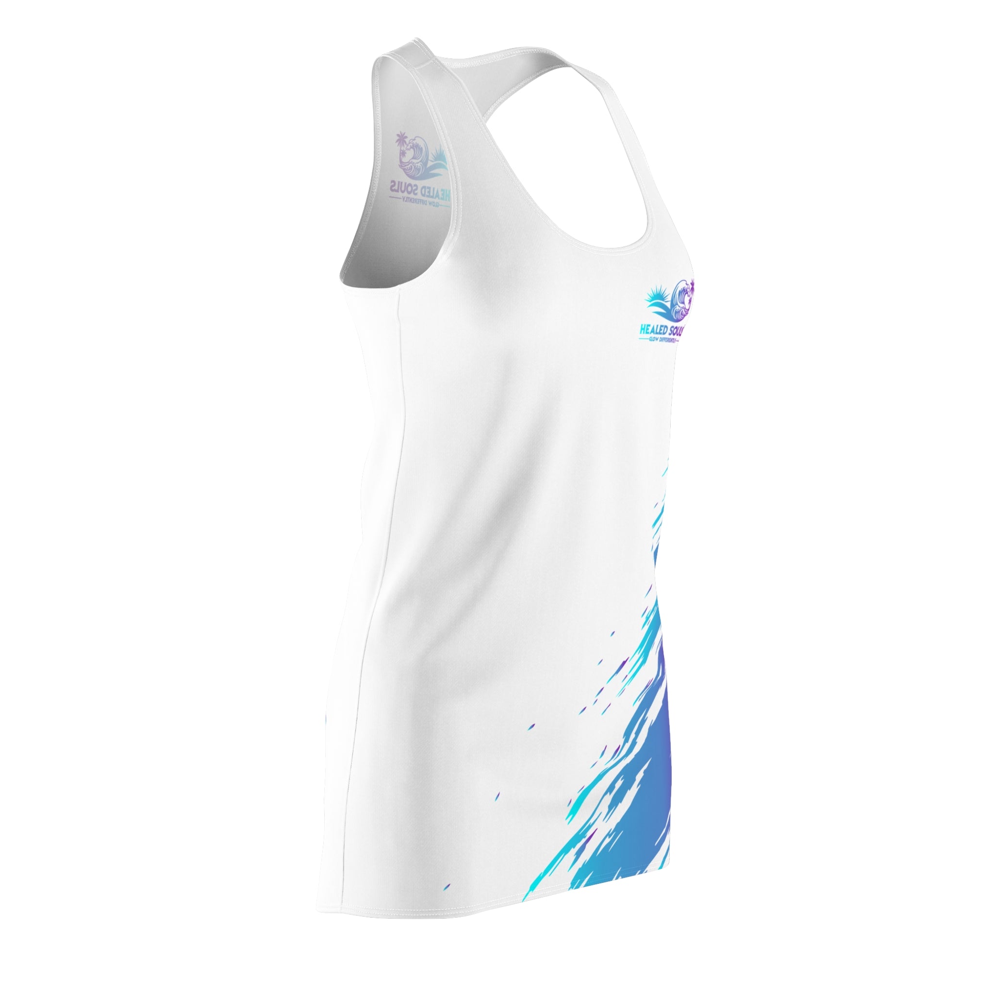 Healed Souls Glow Differently Painted Tide Racerback Dress