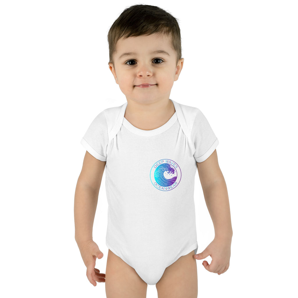 Deep Waves Oceanwear Baby Onesie