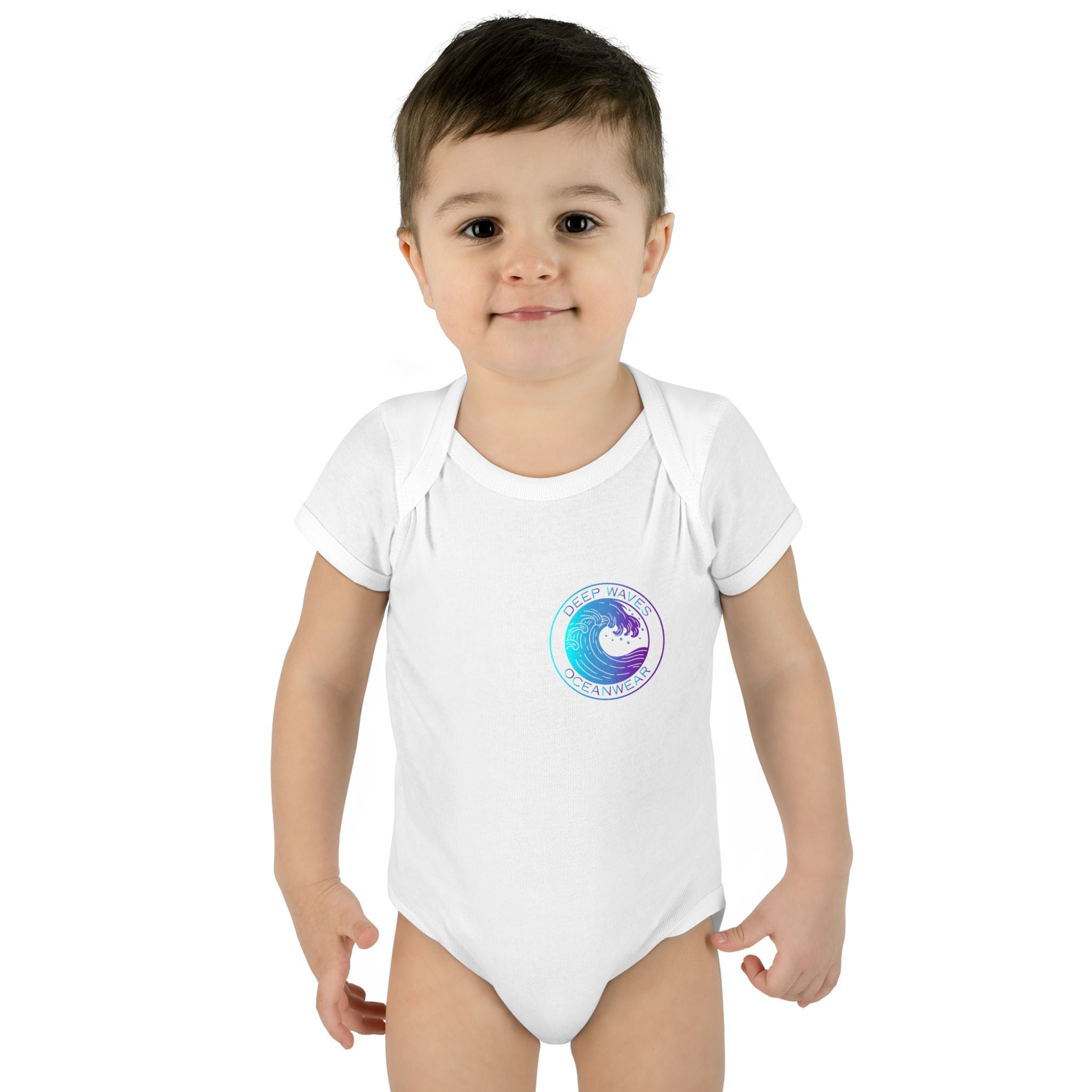 Deep Waves Oceanwear Baby Onesie