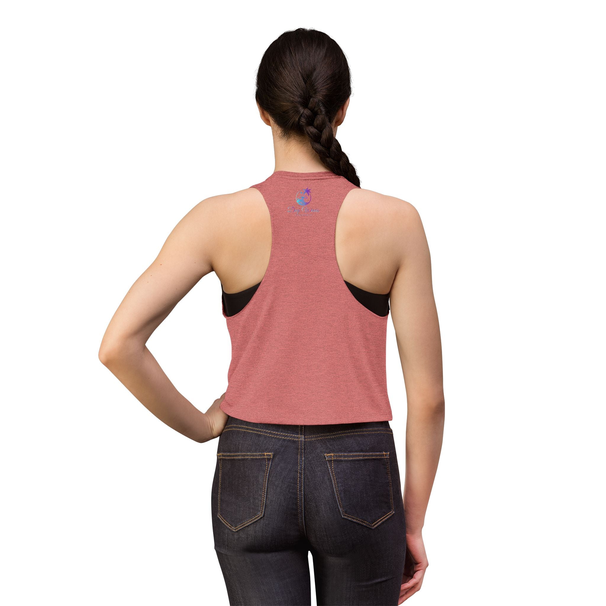 Deep Waves Signature Logo Crop Top