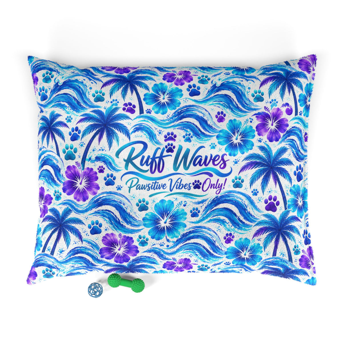 Ruff Waves Tropical Floral Pet Bed