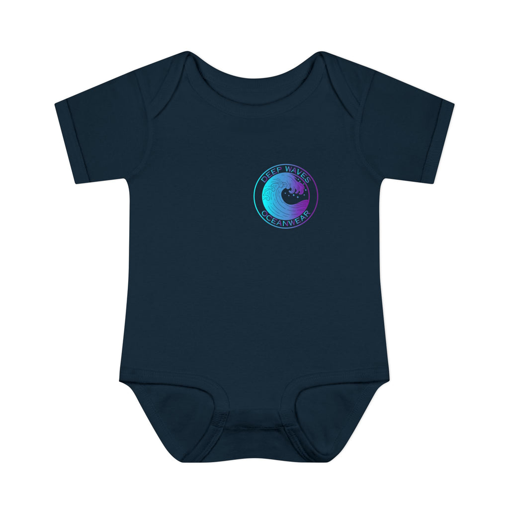 Deep Waves Oceanwear Baby Onesie