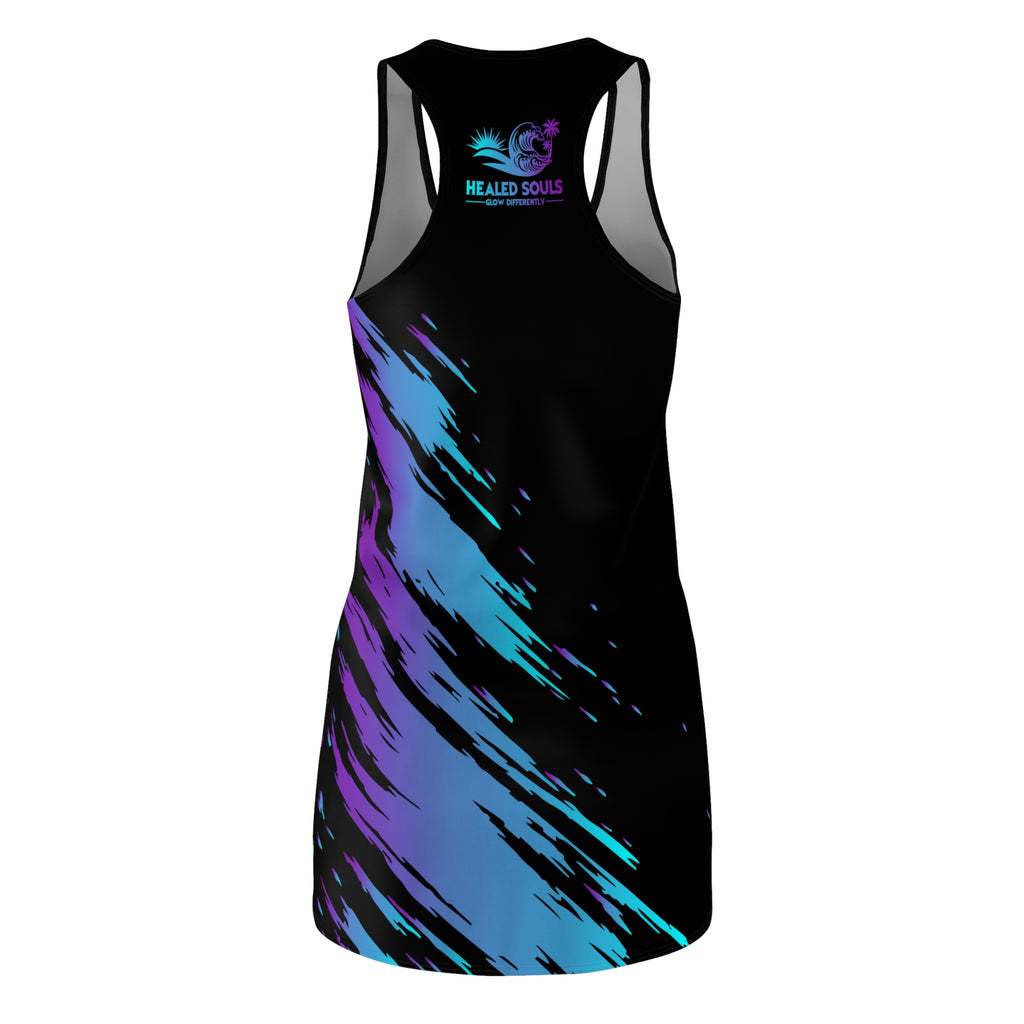 Healed Souls Glow Differently Midnight Tide Racerback Dress