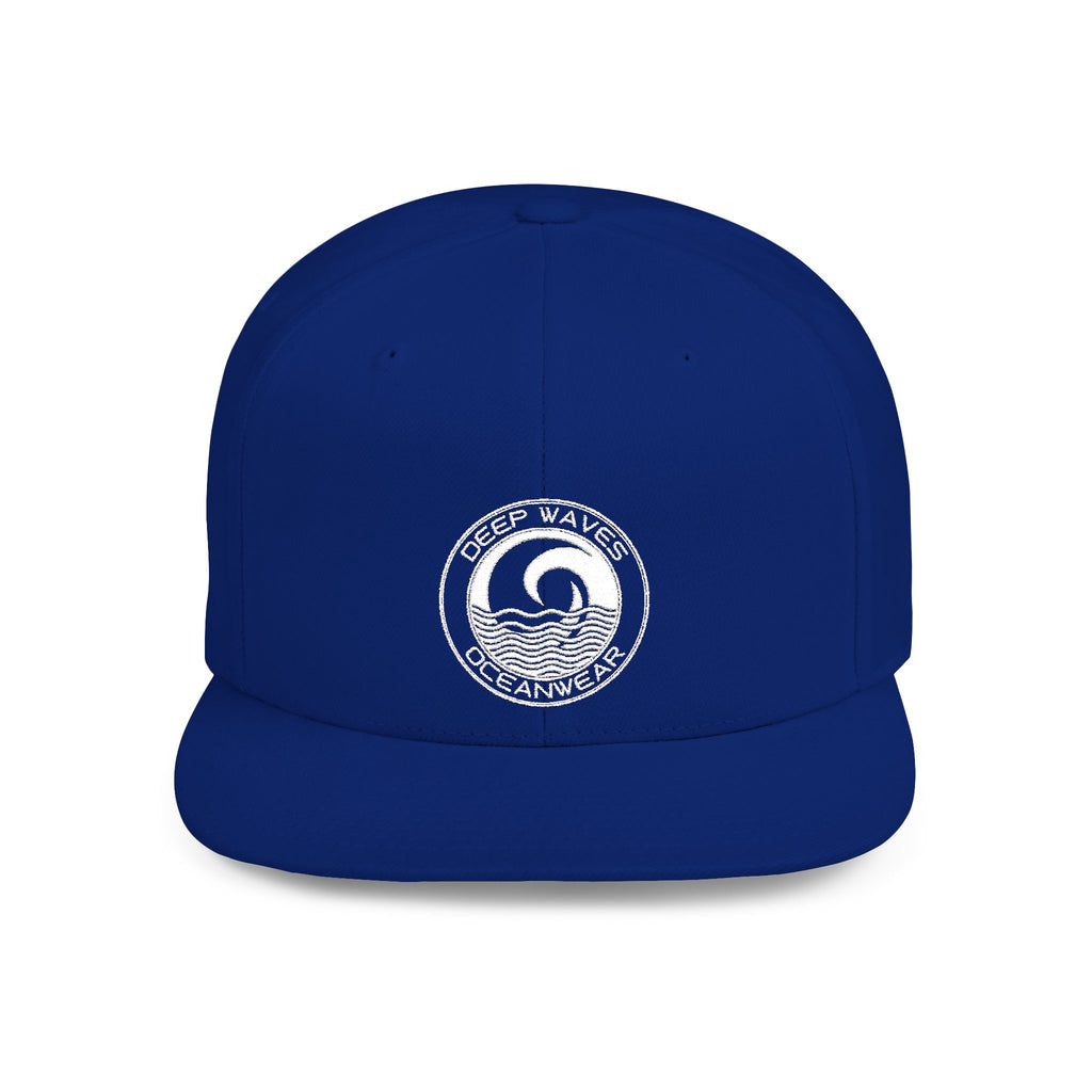Deep Waves Oceanwear Flat Bill Cap