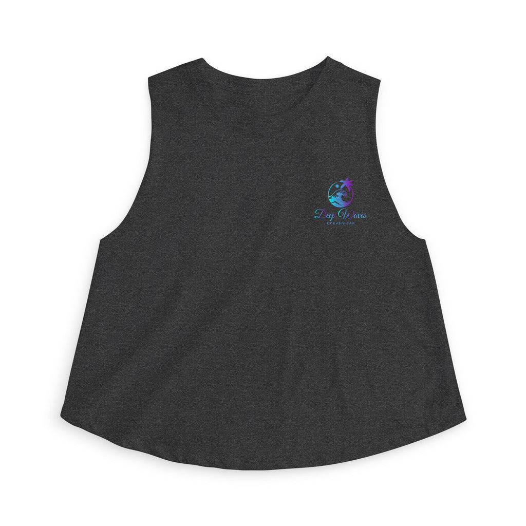 Deep Waves Signature Logo Crop Top