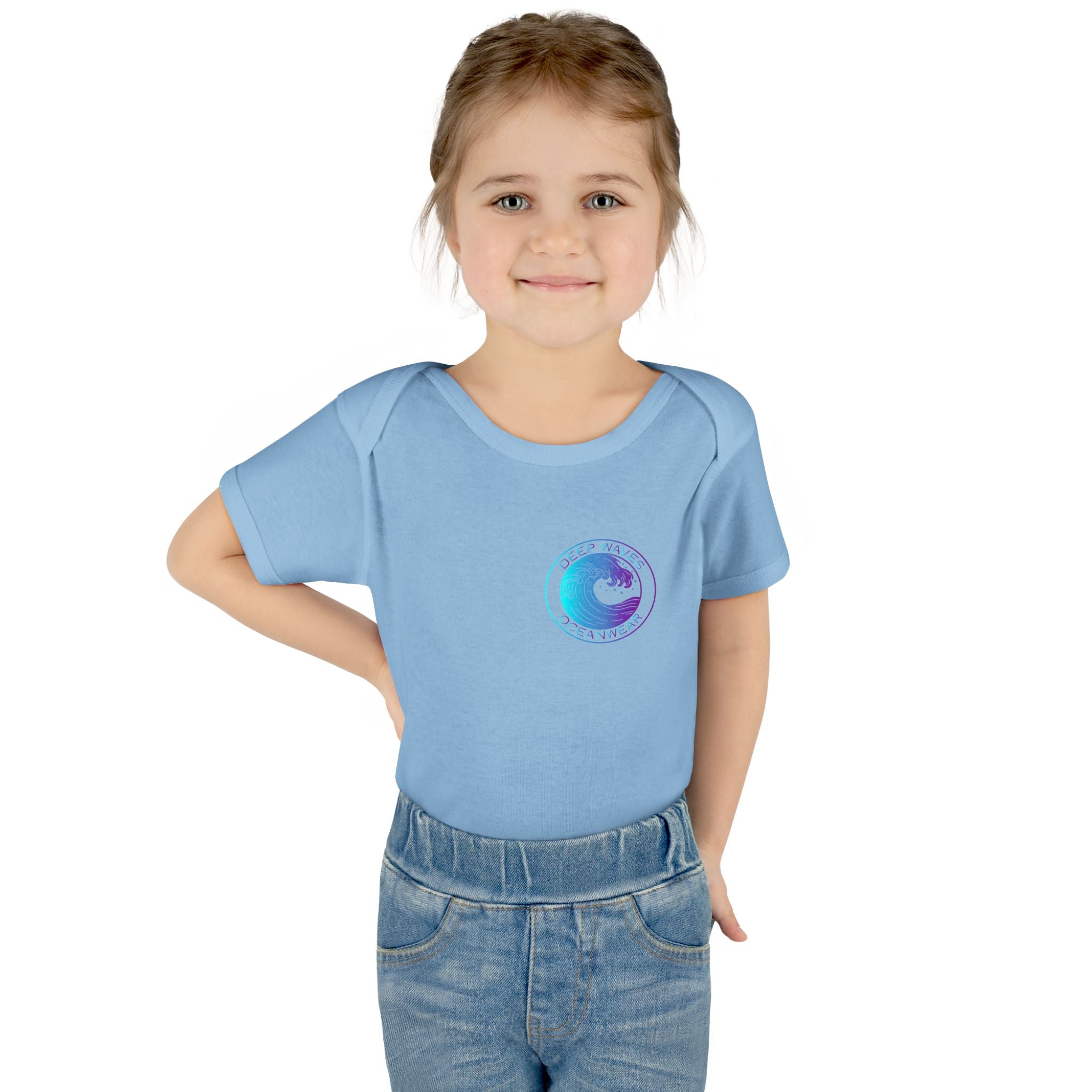 Deep Waves Oceanwear Baby Onesie