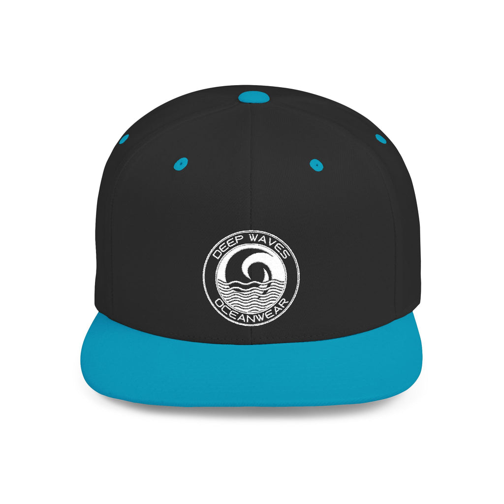 Deep Waves Oceanwear Flat Bill Cap