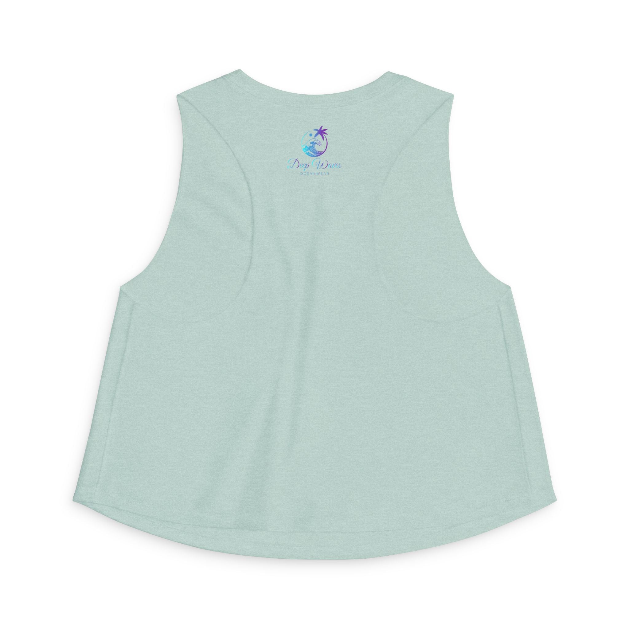 Deep Waves Signature Logo Crop Top