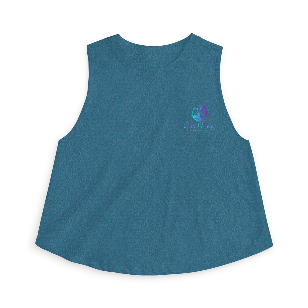 Deep Waves Signature Logo Crop Top
