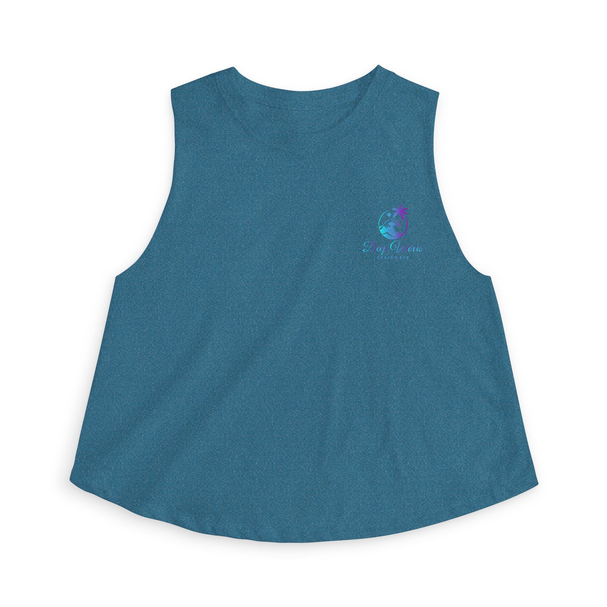 Deep Waves Signature Logo Crop Top