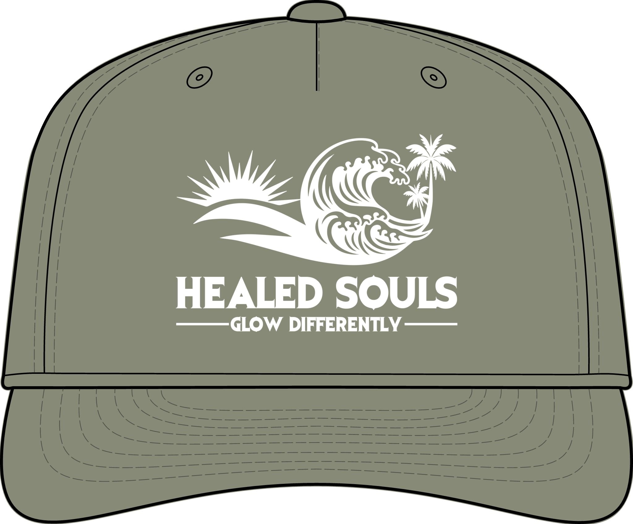Healed Souls Glow Differently™ Performance Rope Cap