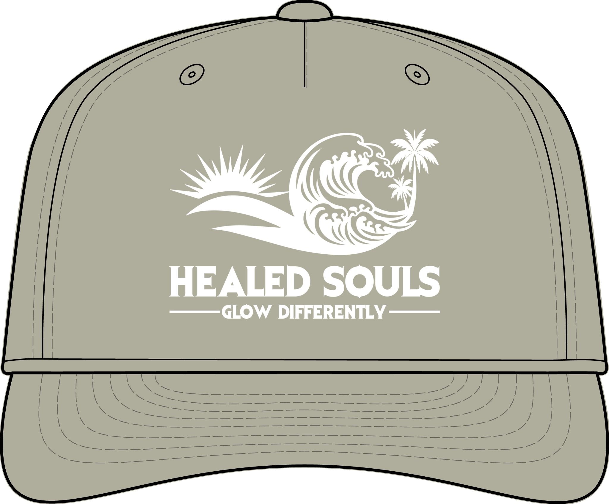 Healed Souls Glow Differently™ Performance Rope Cap