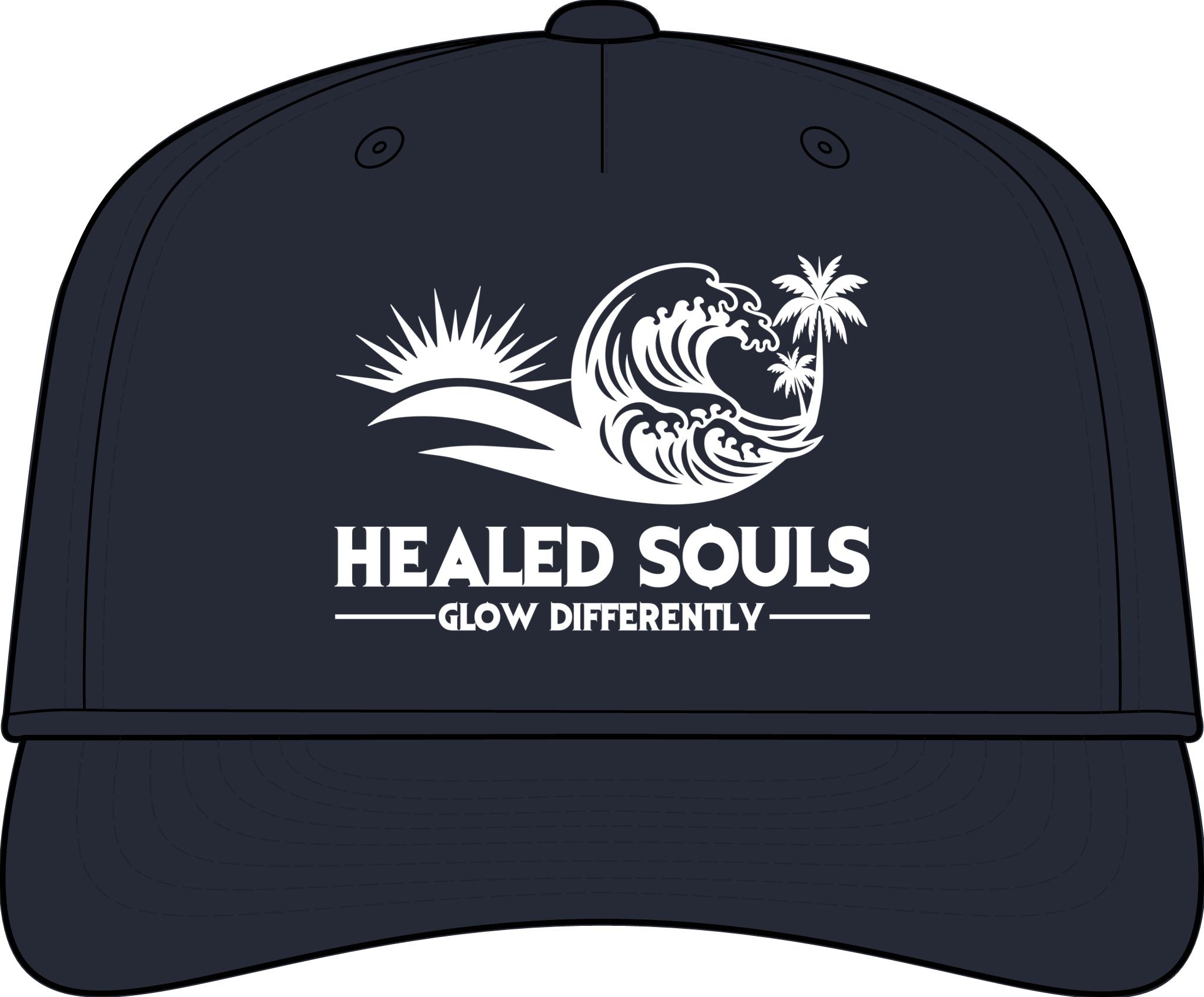 Healed Souls Glow Differently™ Performance Rope Cap