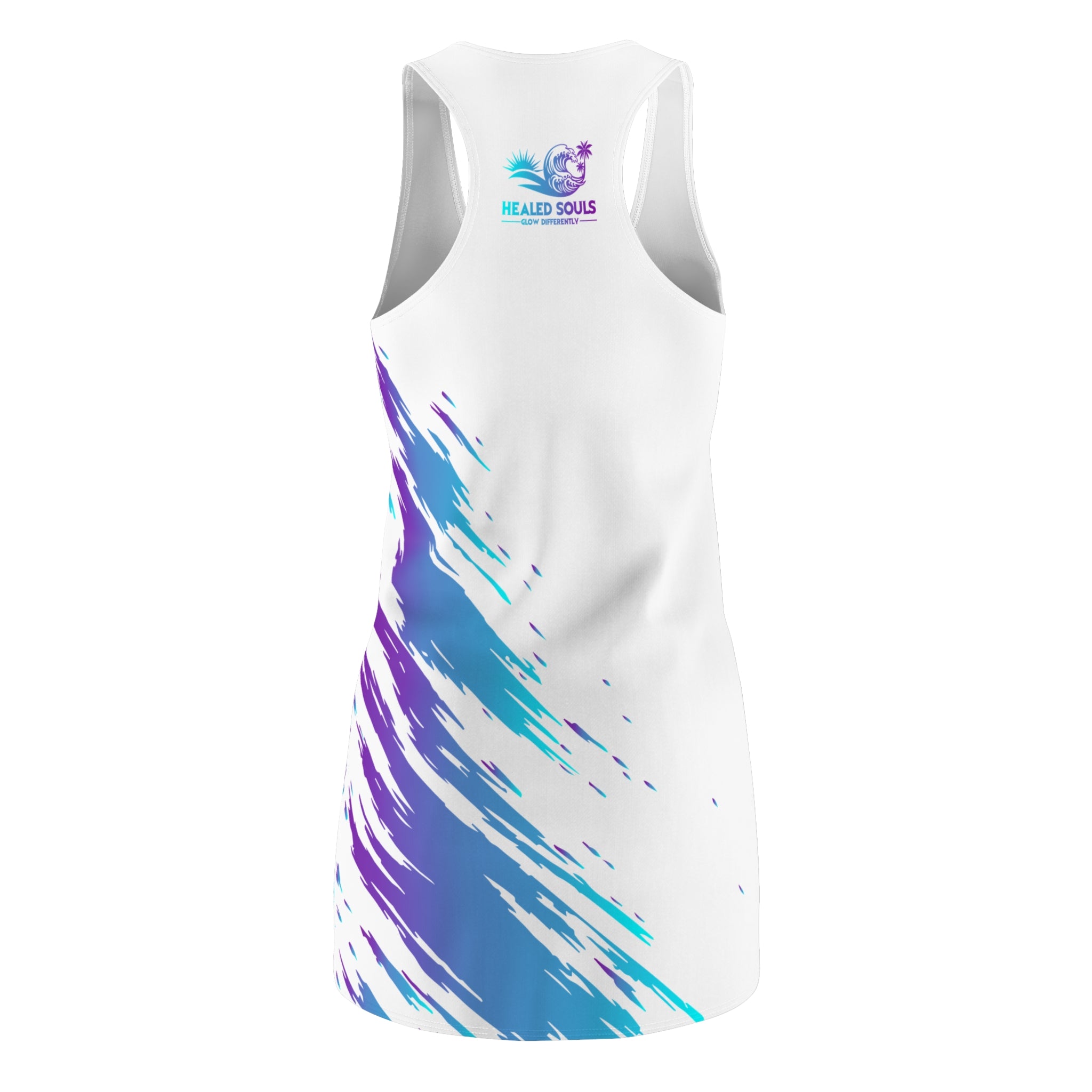 Healed Souls Glow Differently Painted Tide Racerback Dress