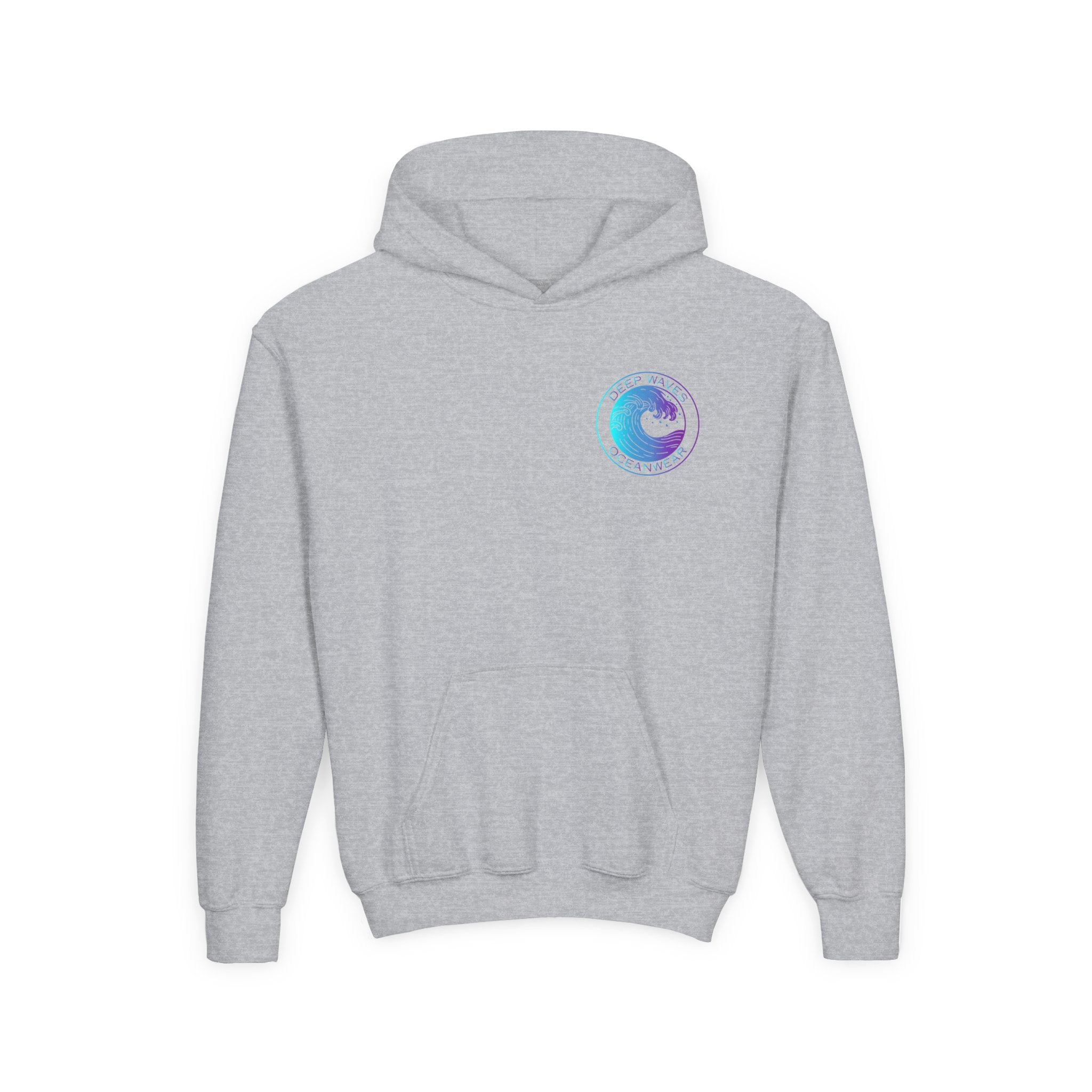 Deep Waves Logo Youth Hoodie