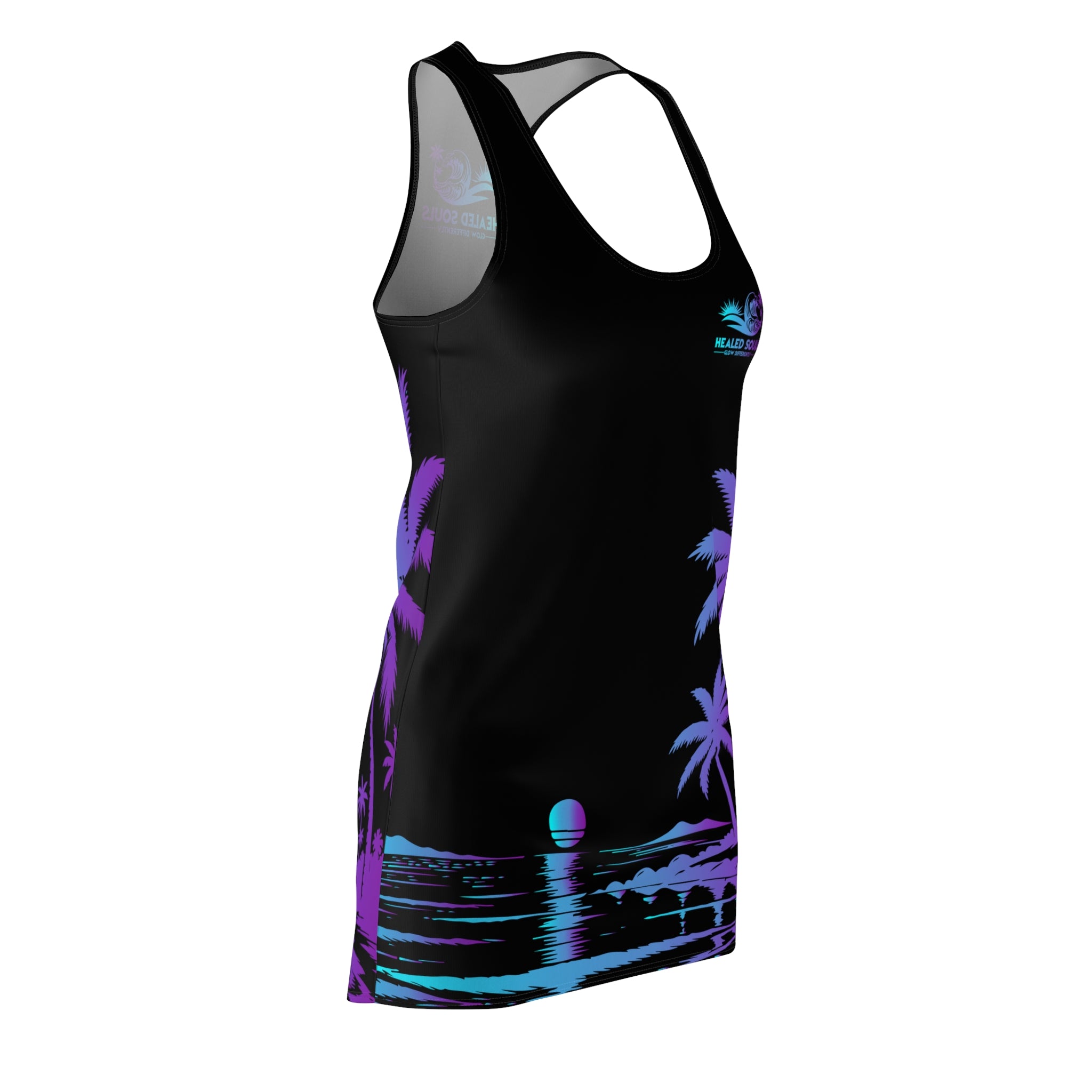 Healed Souls Glow Differently Midnight Shores Racerback Dress
