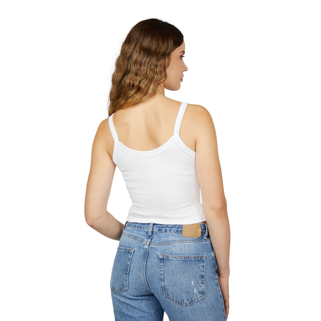 Deep Waves Spaghetti Strap Crop Tank