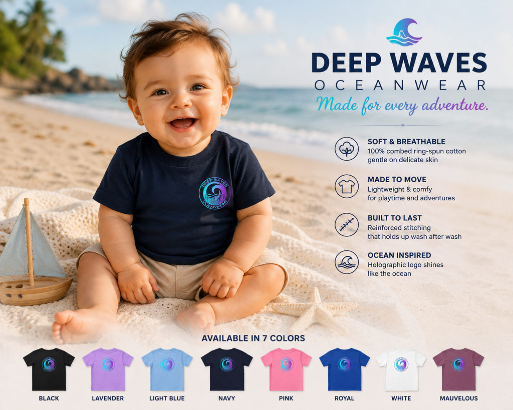 Deep Waves Logo Infant Tee