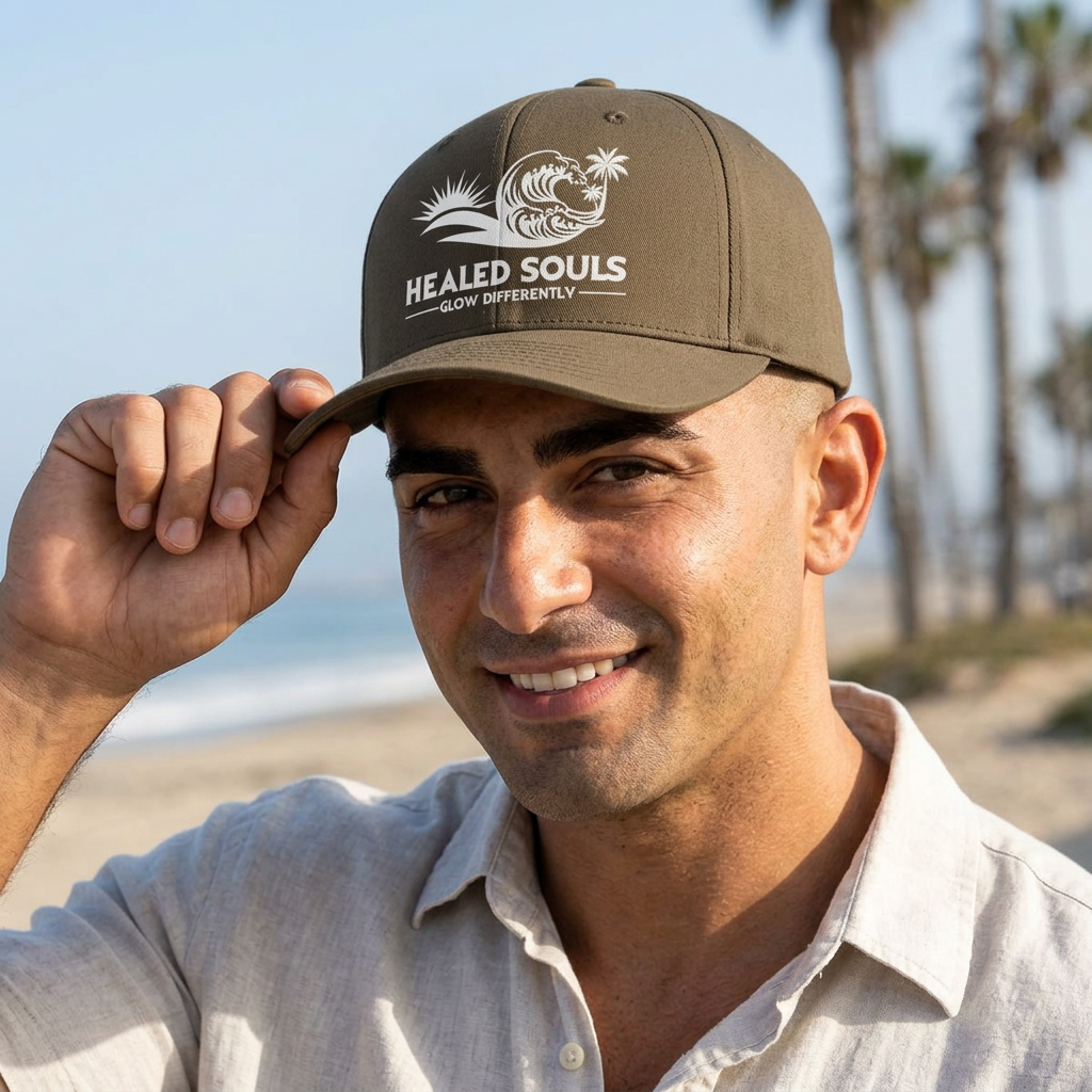 Healed Souls Glow Differently™ Performance Rope Cap
