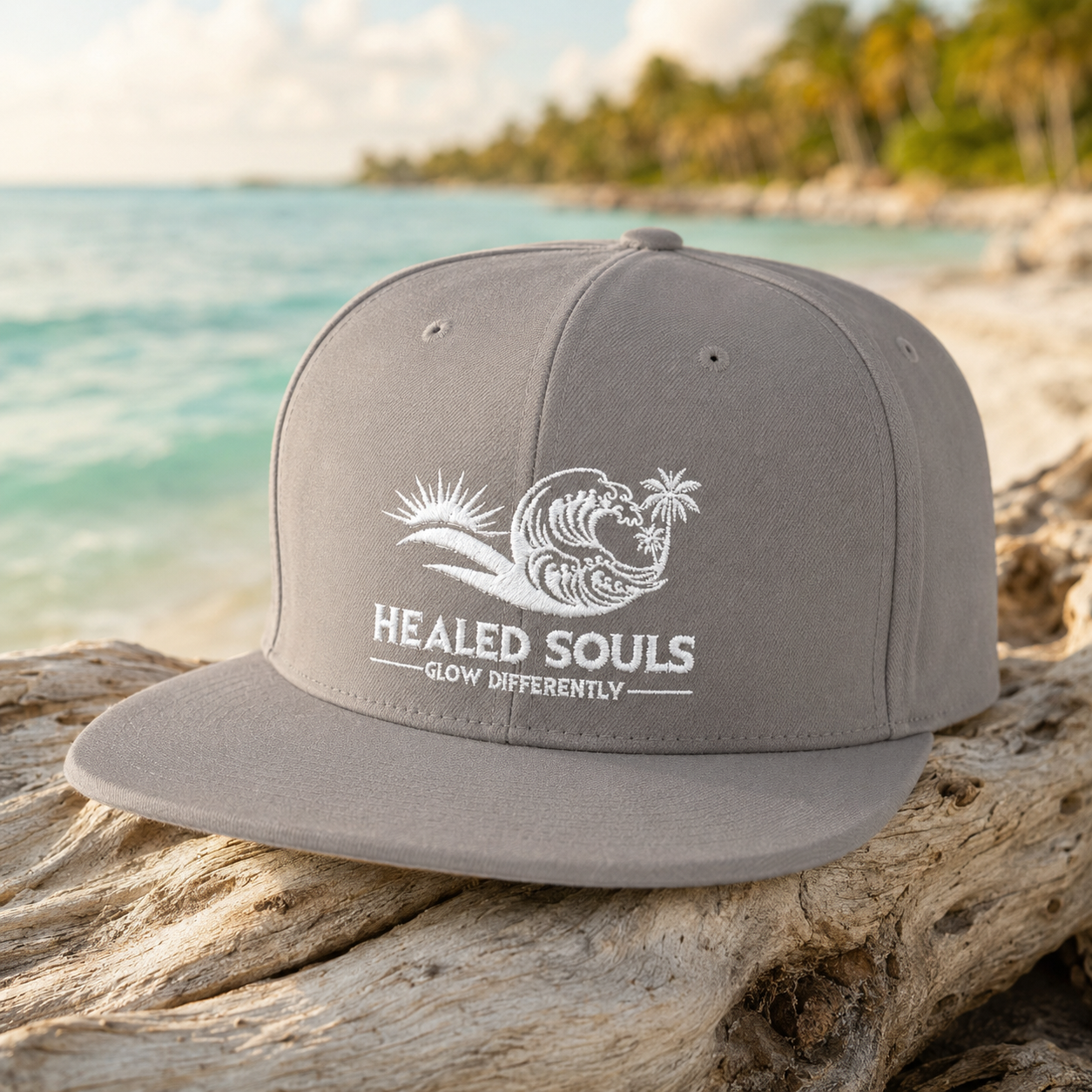 Healed Souls Glow Differently Snapback Hat