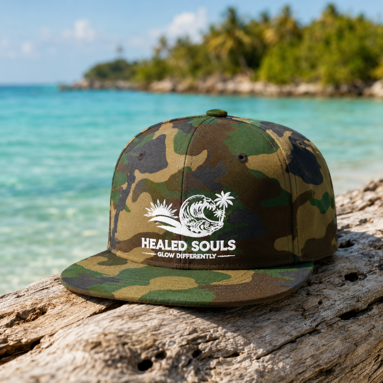 Healed Souls Glow Differently Snapback Hat