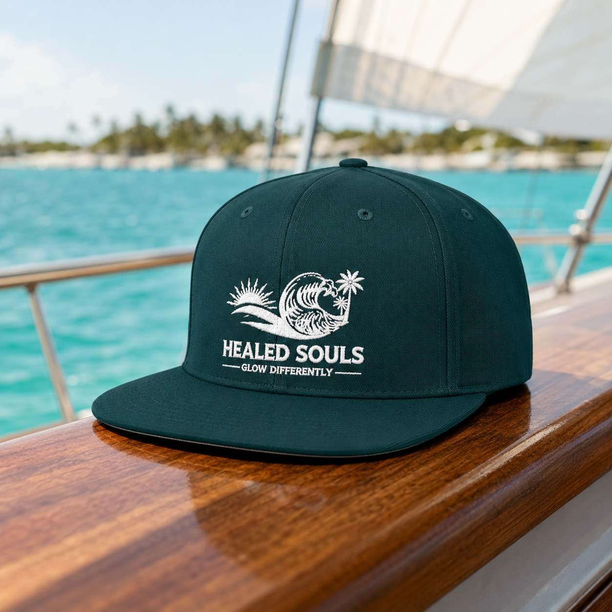Healed Souls Glow Differently Snapback Hat