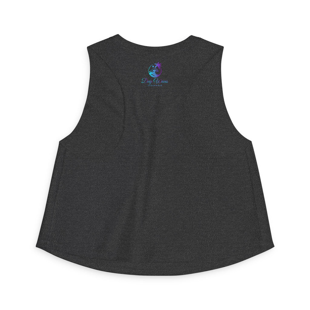 Deep Waves Signature Logo Crop Top