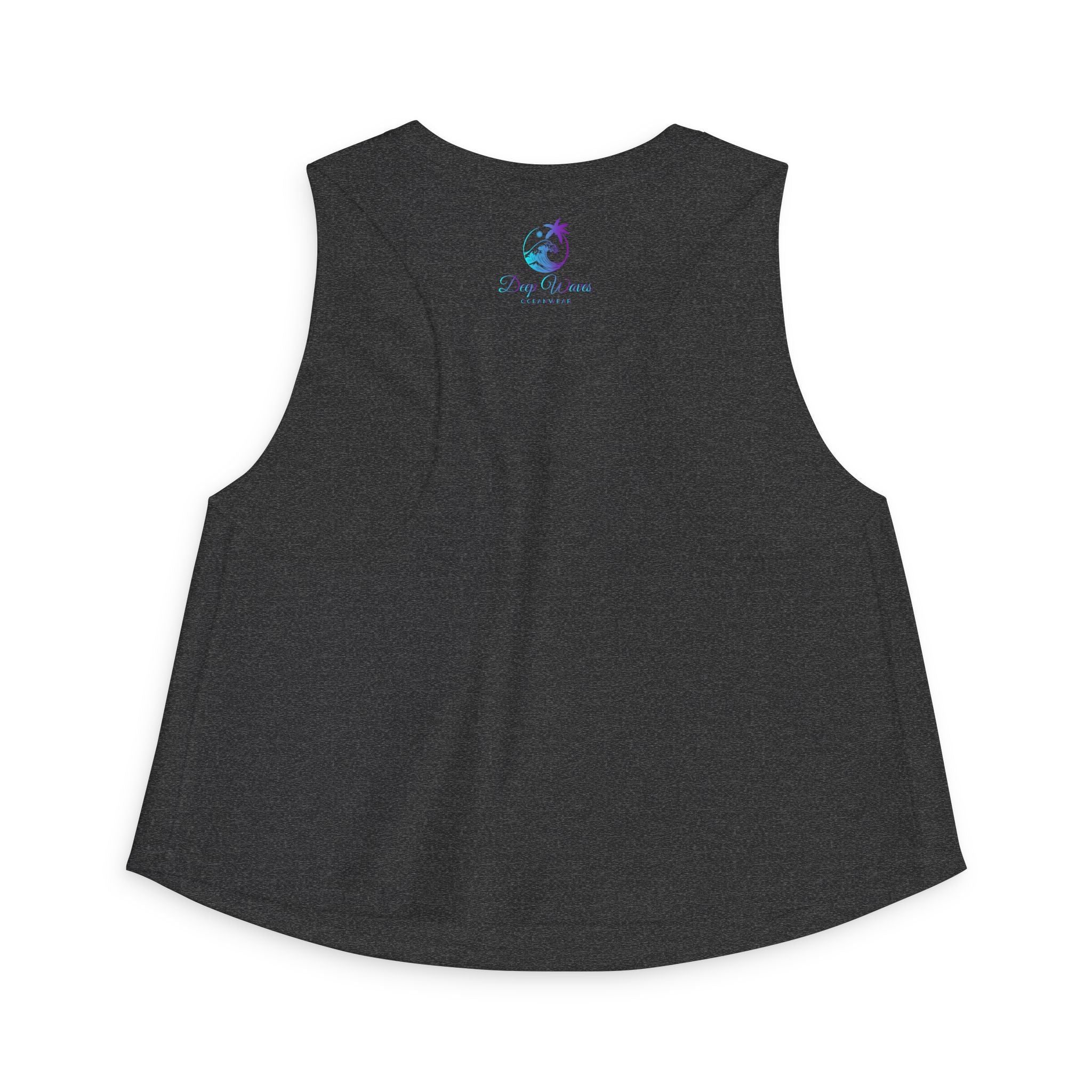 Deep Waves Signature Logo Crop Top