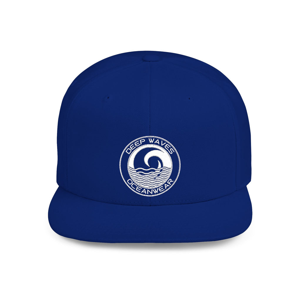 Deep Waves Oceanwear Flat Bill Cap