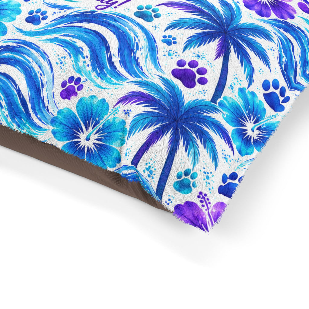 Ruff Waves Tropical Floral Pet Bed