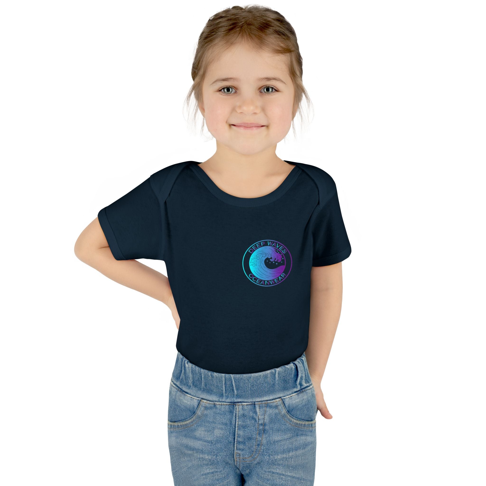 Deep Waves Logo Infant Bodysuit