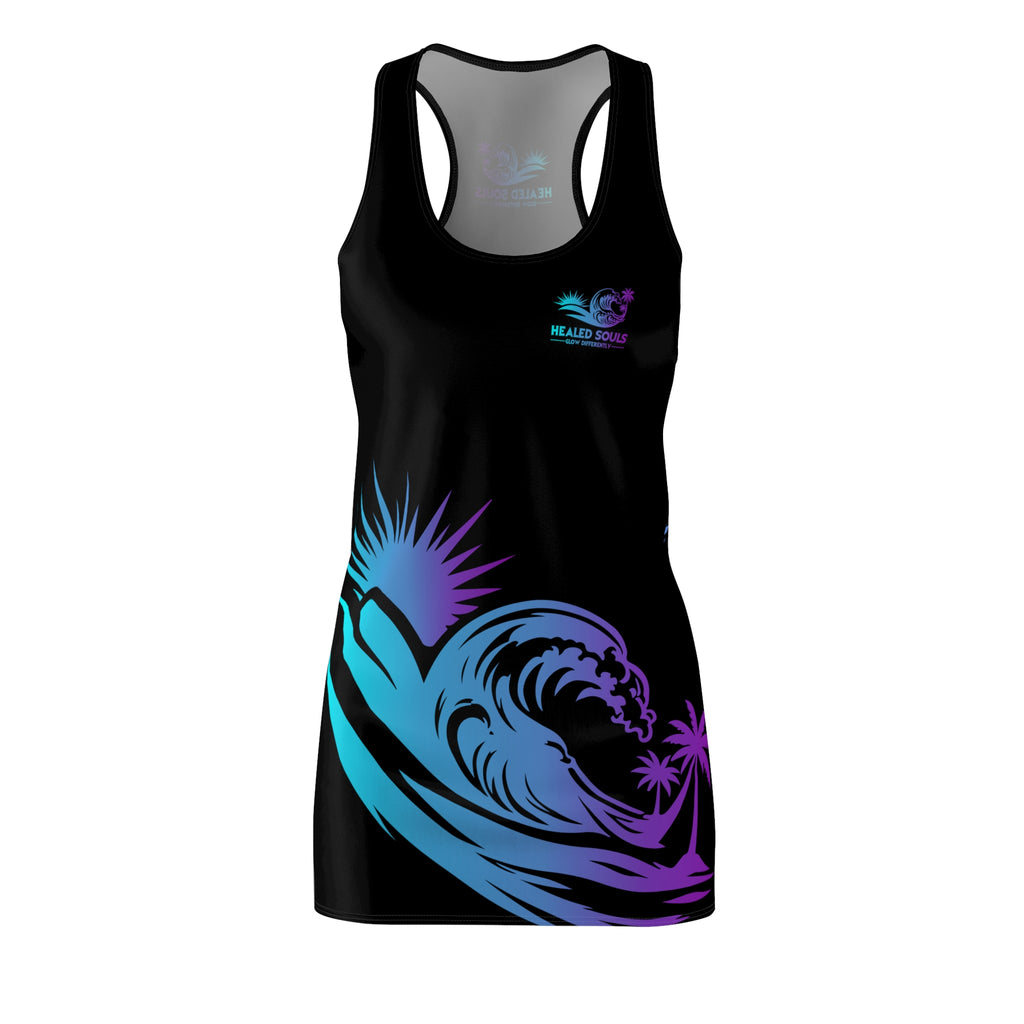 Healed Souls Glow Differently Midnight Waves Racerback Dress