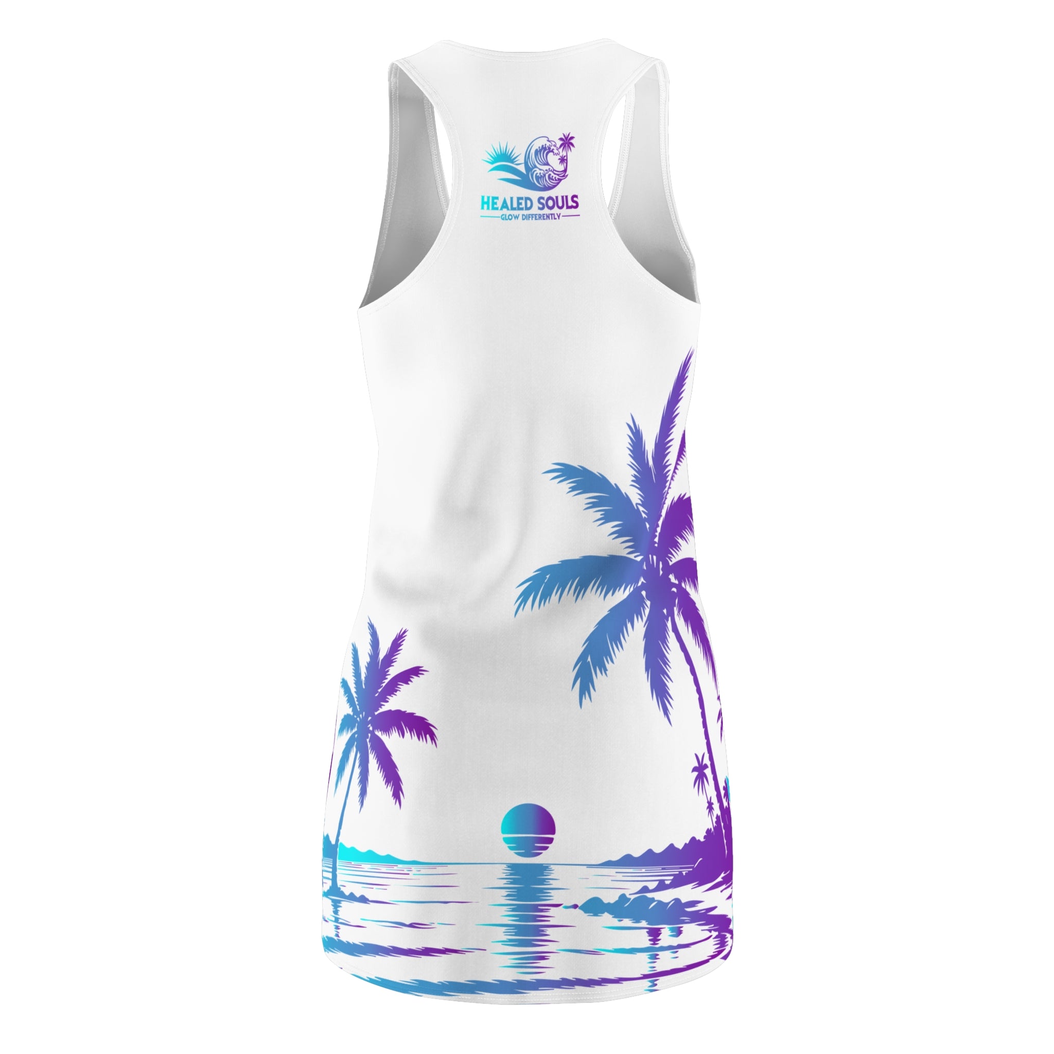 Healed Souls Glow Differently Island Sunrise Racerback Dress