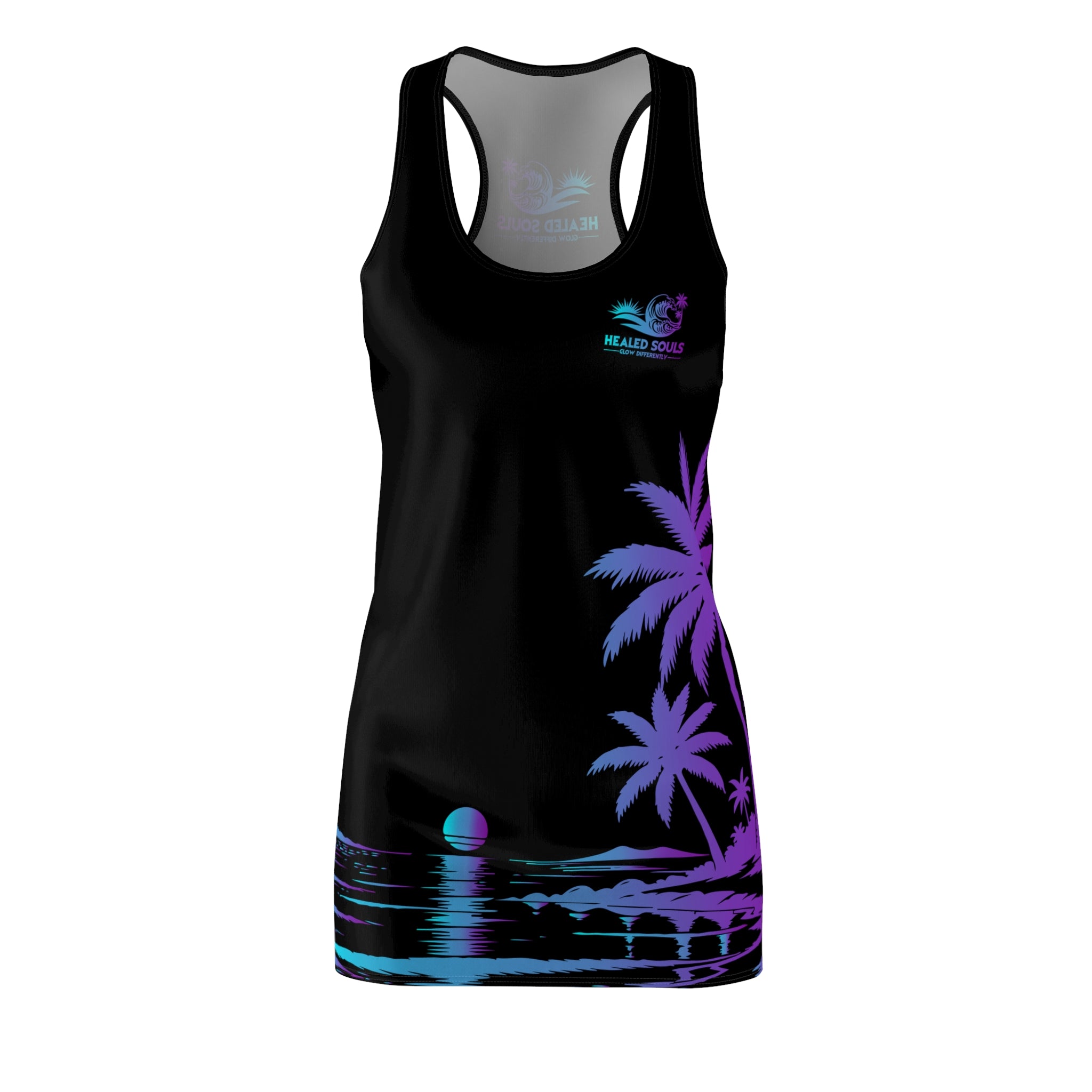 Healed Souls Glow Differently Midnight Shores Racerback Dress