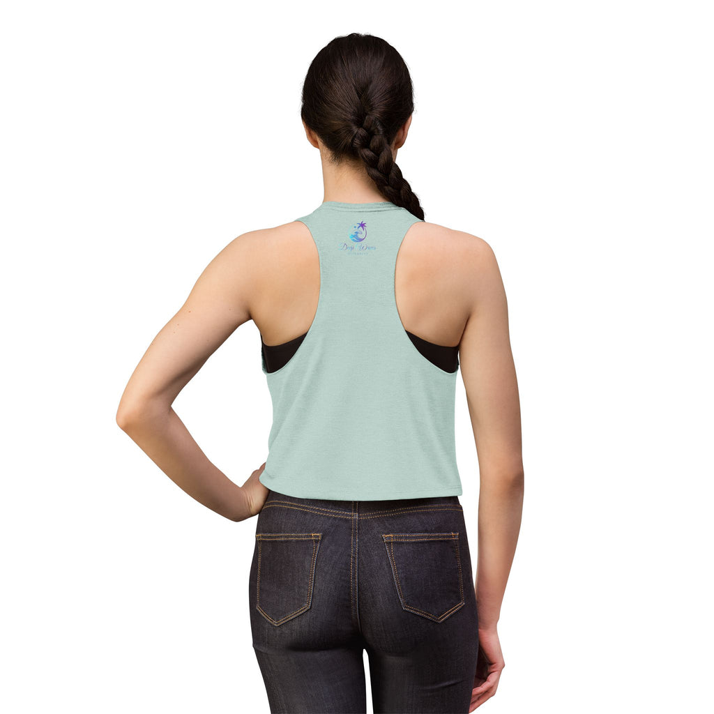 Deep Waves Signature Logo Crop Top