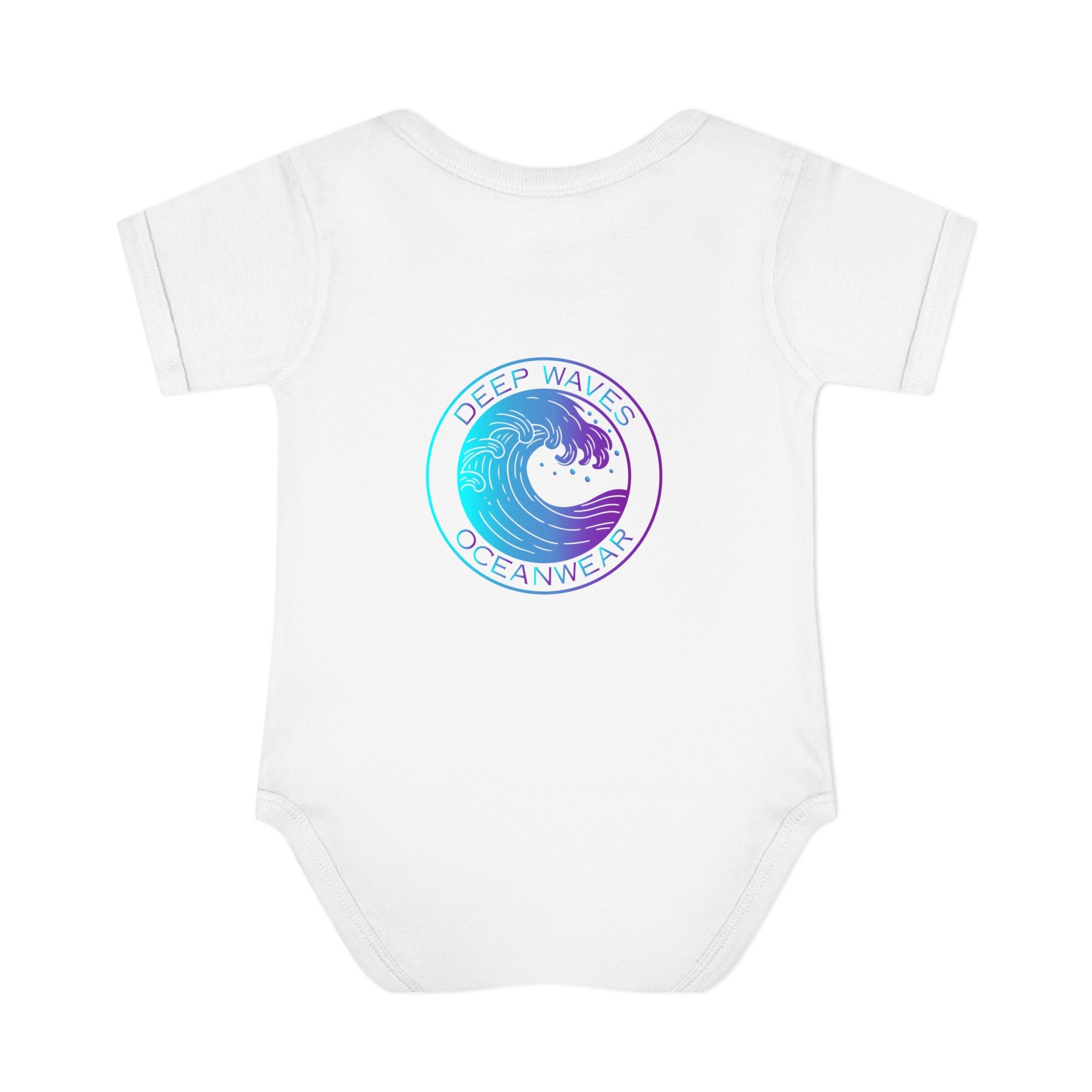 Deep Waves Oceanwear Baby Onesie