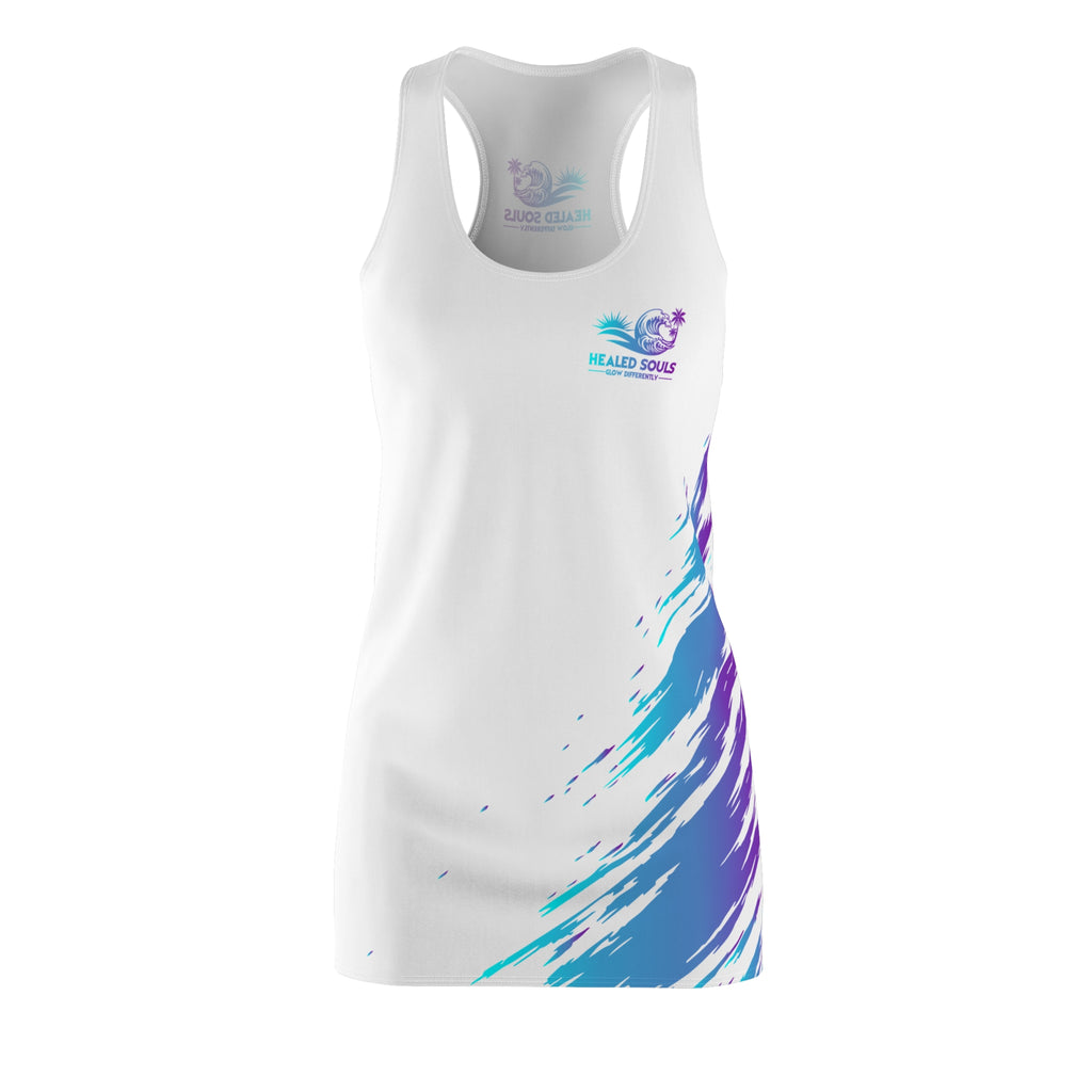 Healed Souls Glow Differently Painted Tide Racerback Dress