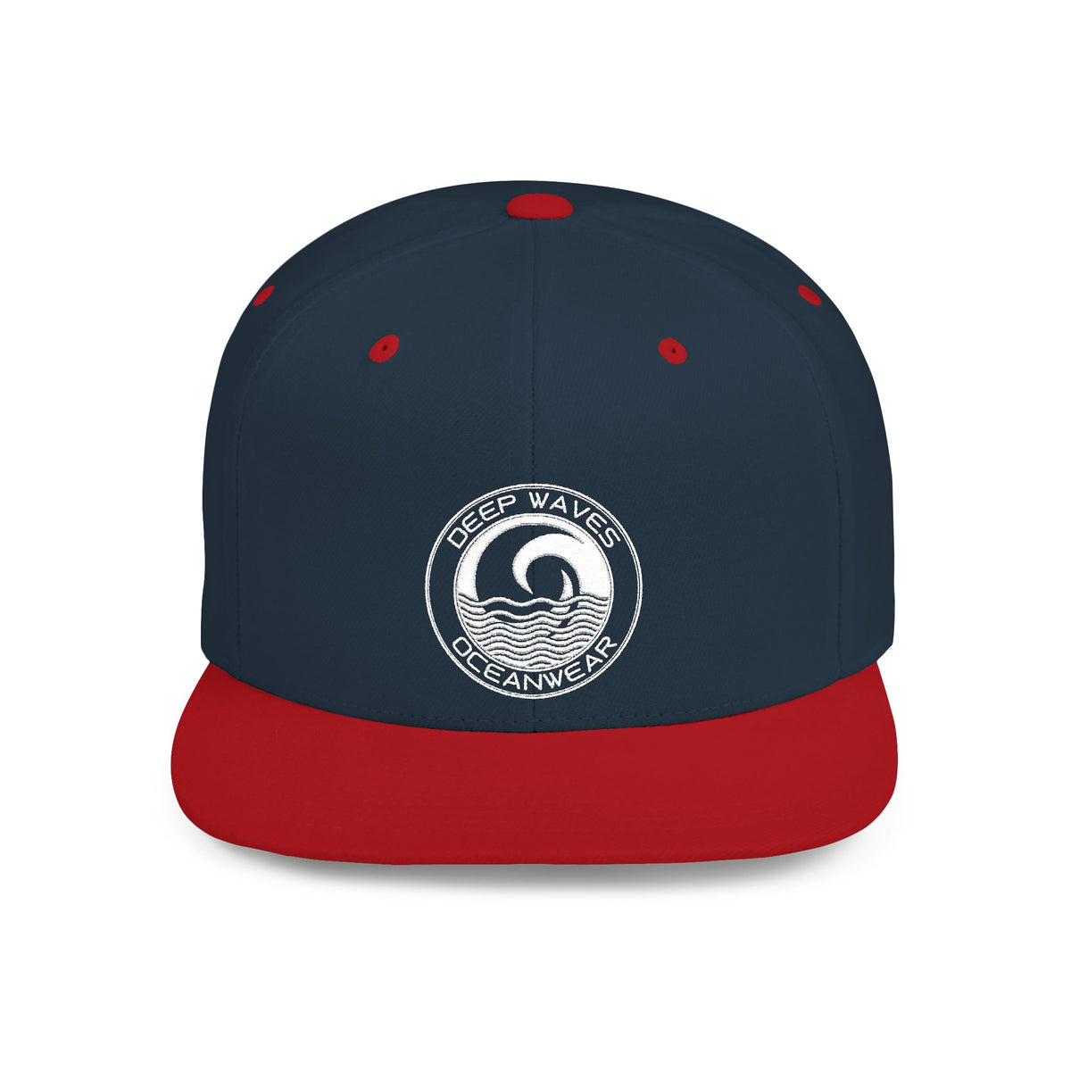 Deep Waves Oceanwear Flat Bill Cap