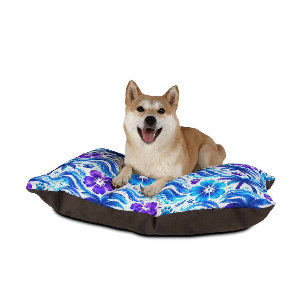 Ruff Waves Tropical Floral Pet Bed