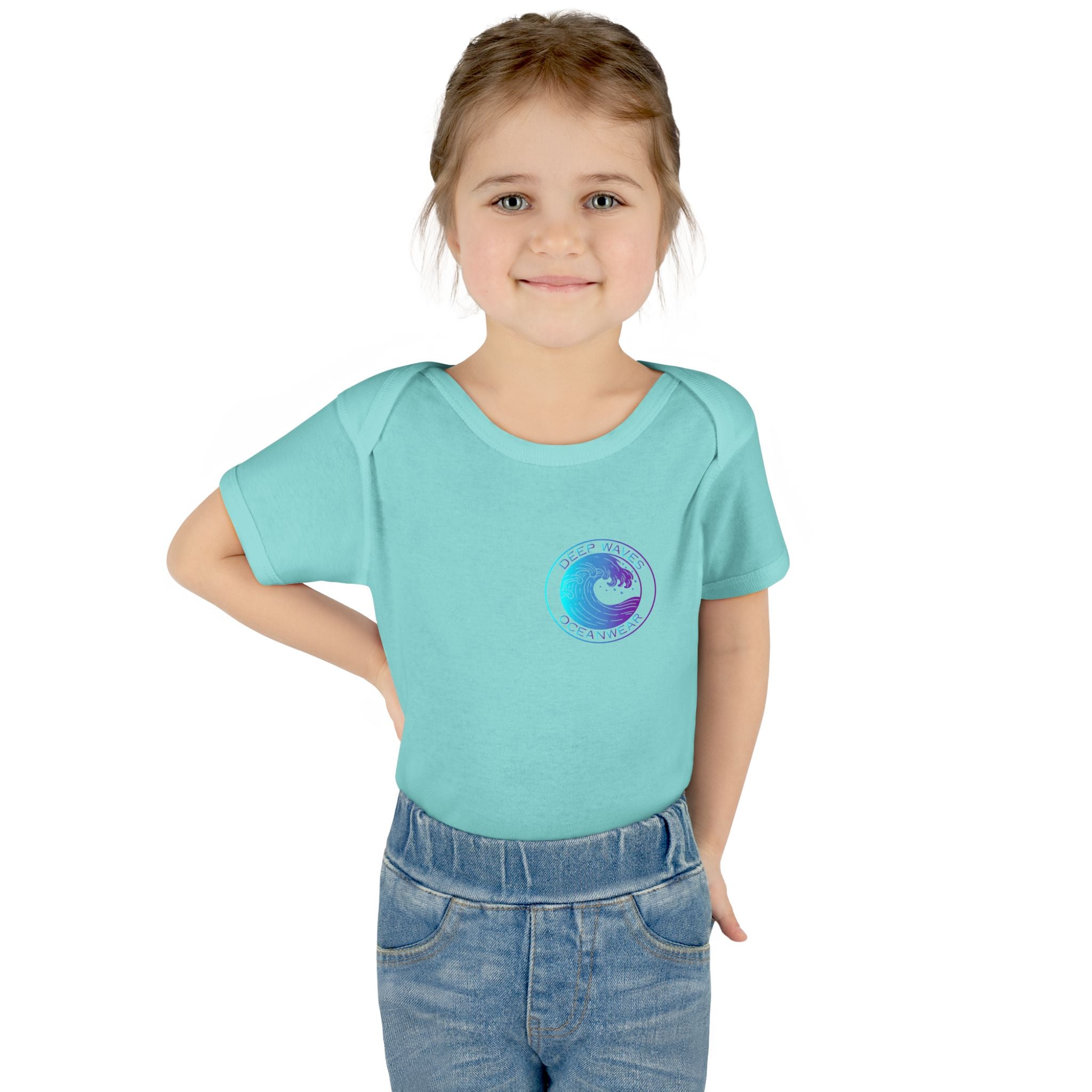 Deep Waves Oceanwear Baby Onesie
