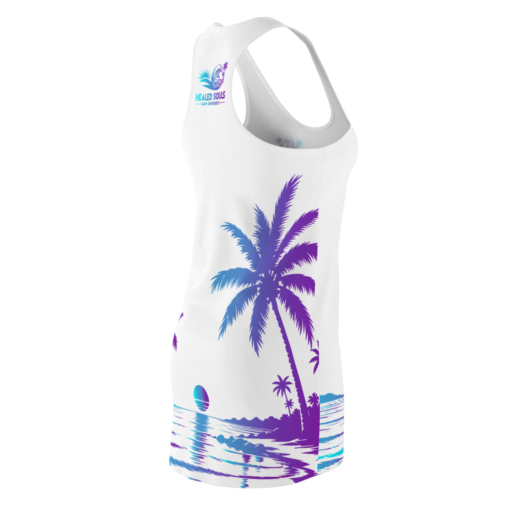 Healed Souls Glow Differently Island Sunrise Racerback Dress