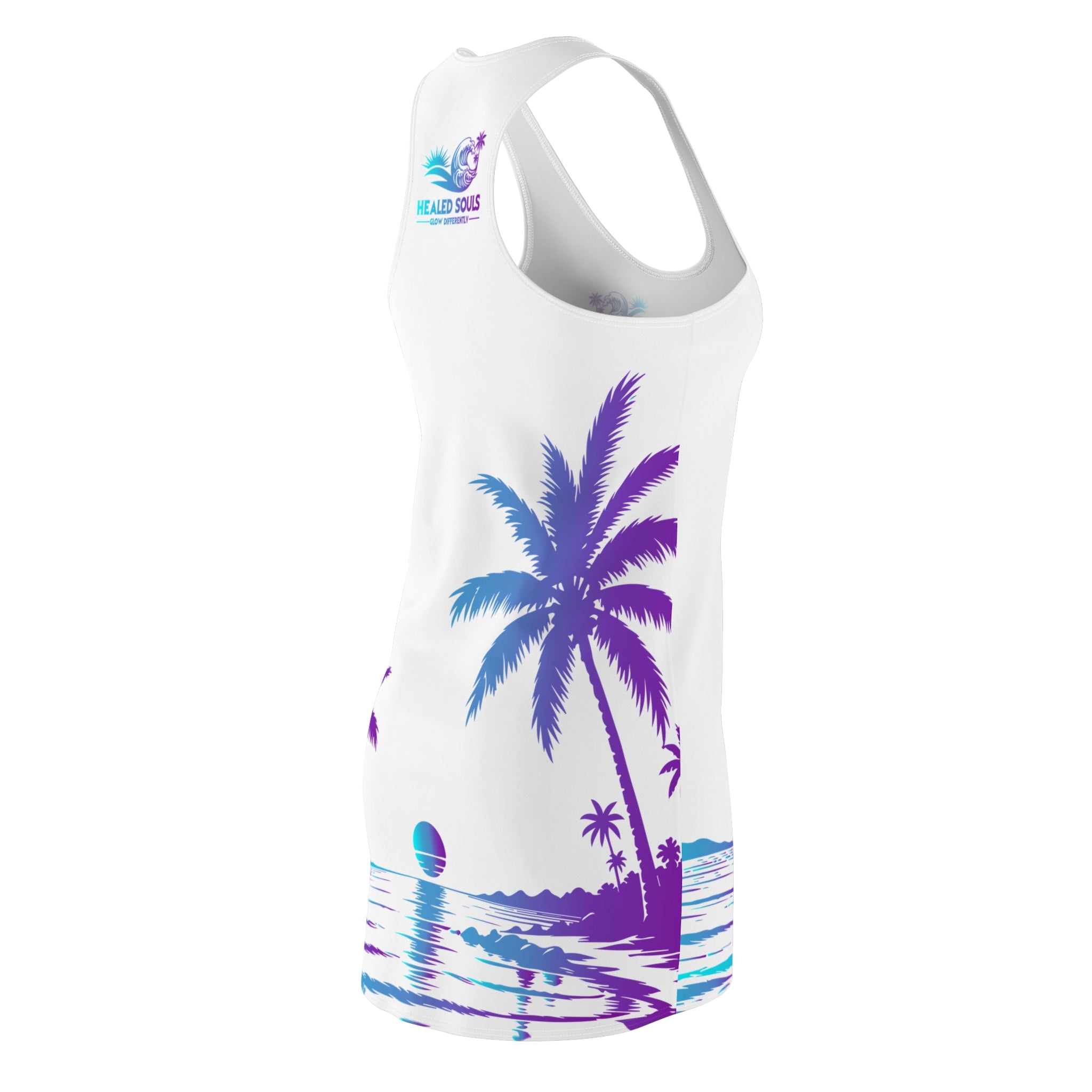 Healed Souls Glow Differently Island Sunrise Racerback Dress