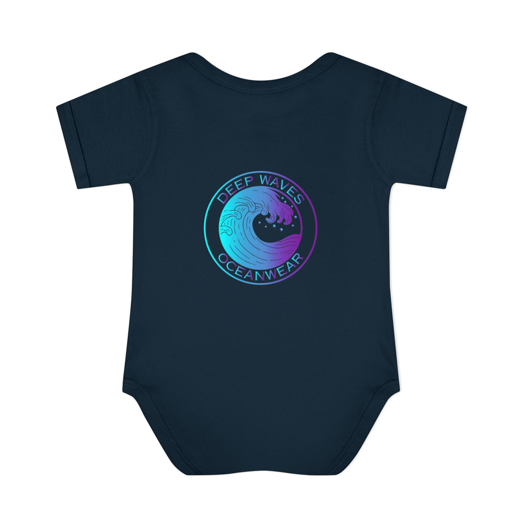 Deep Waves Oceanwear Baby Onesie
