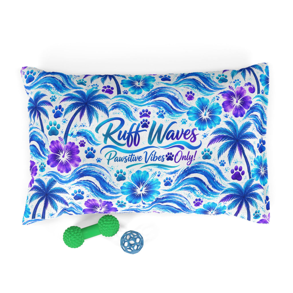 Ruff Waves Tropical Floral Pet Bed