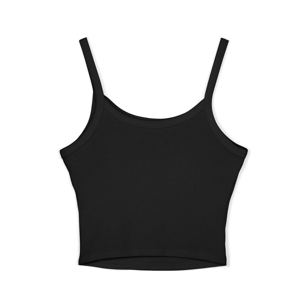 Deep Waves Spaghetti Strap Crop Tank