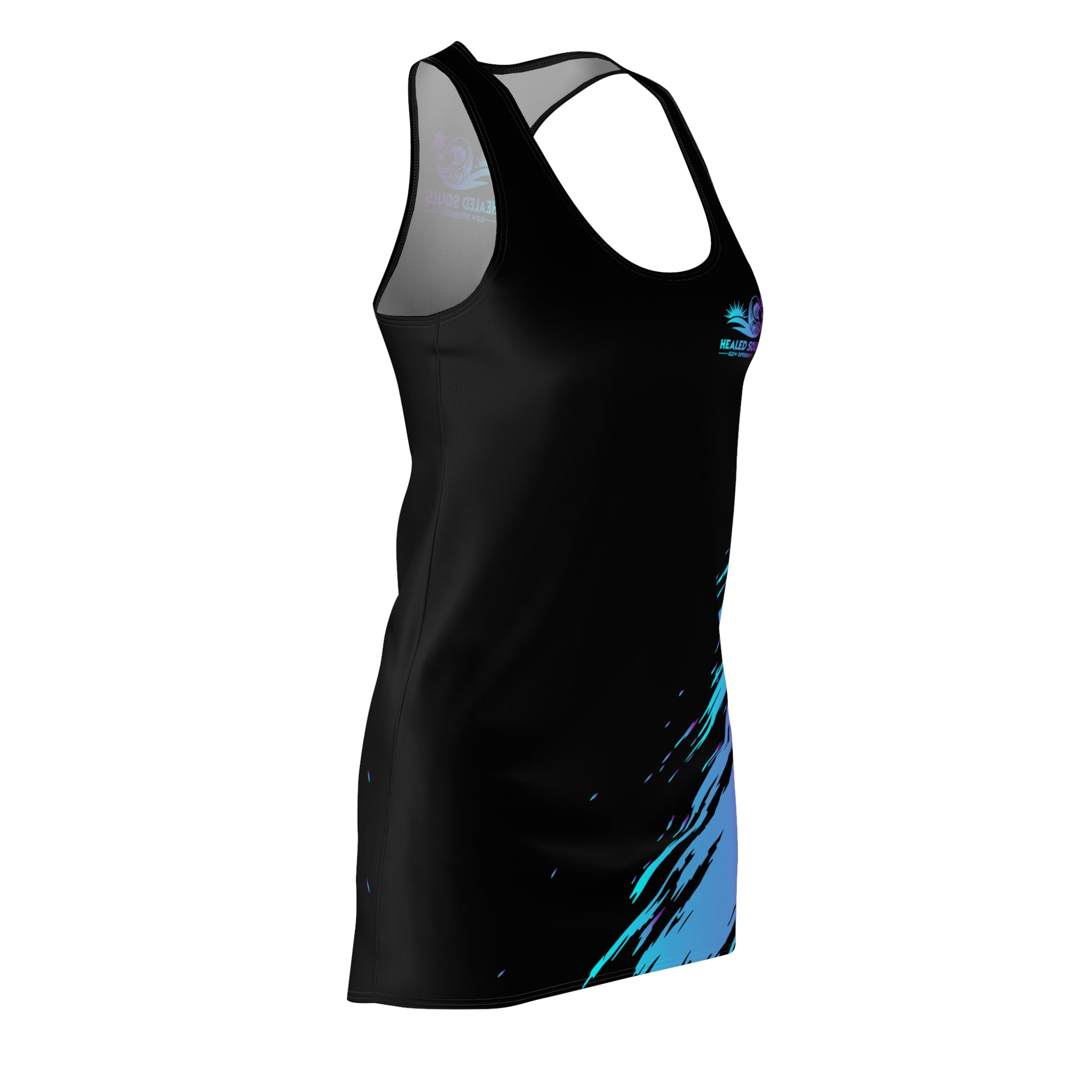 Healed Souls Glow Differently Midnight Tide Racerback Dress