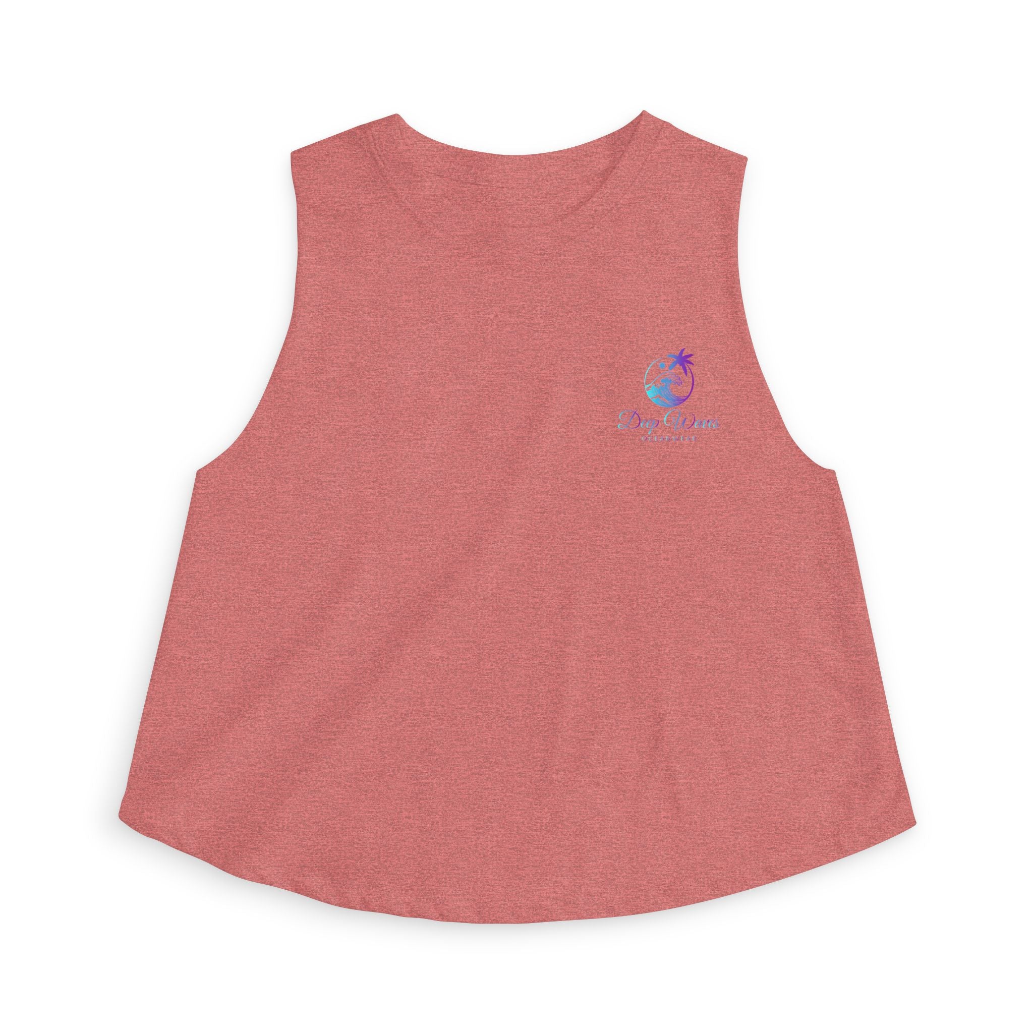 Deep Waves Signature Logo Crop Top