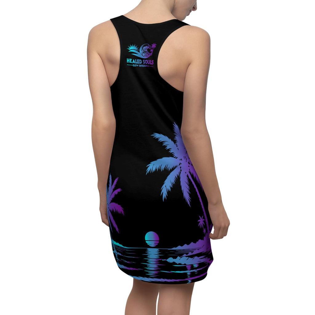 Healed Souls Glow Differently Midnight Shores Racerback Dress