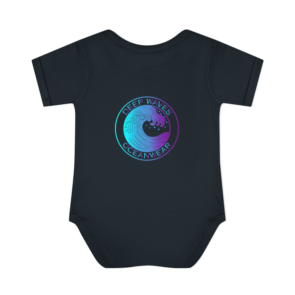 Deep Waves Oceanwear Baby Onesie