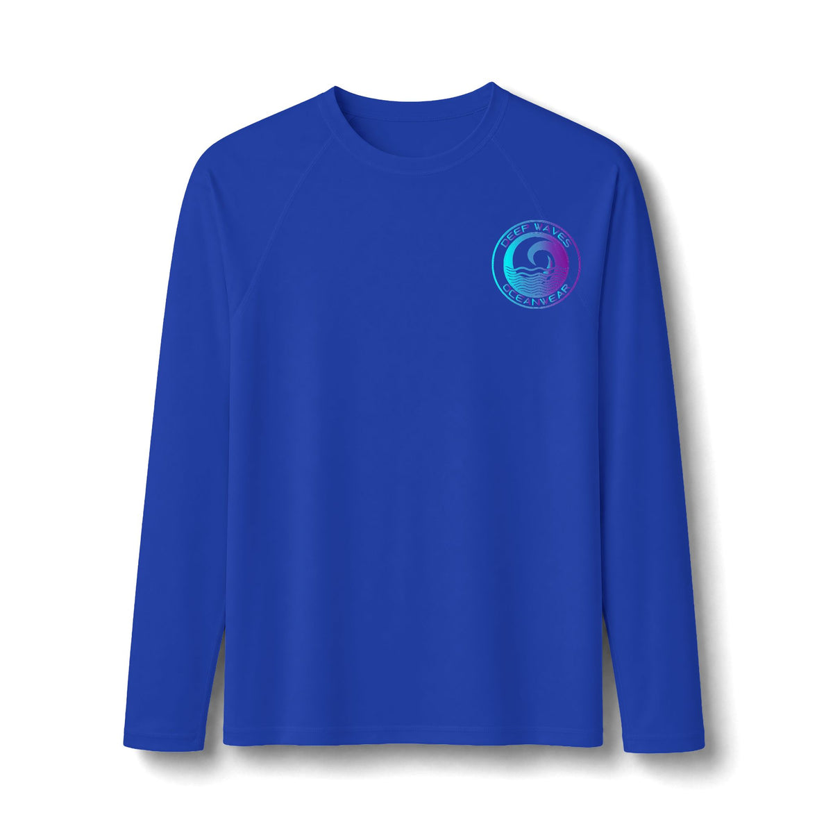 Deep Waves Long Sleeve Sun Shirt | Ocean Protection Rashguard & Coastal Aesthetic Top
